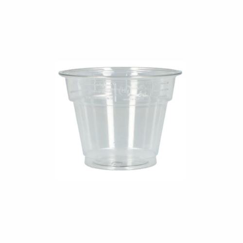 Getränkebecher geeicht 225ml rPET transparent Ø9,5cm